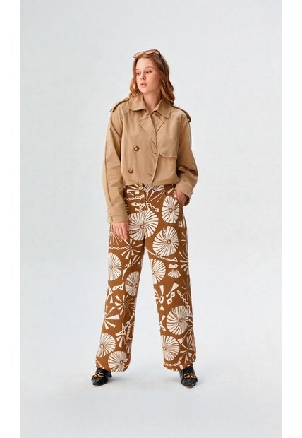 Pantalon Para Mujer Cafe Marca L&H Ref. 1F407256
