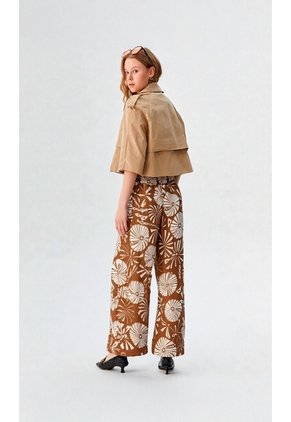 Pantalon Para Mujer Cafe Marca L&H Ref. 1F407256