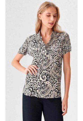 Blusa Para Mujer Manga Corta Negro Marca L&H Ref. 2J412281 L&H