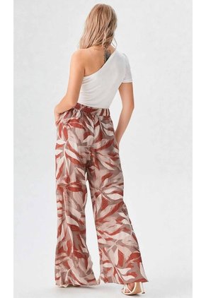 Pantalon Para Mujer Terracota Marca L&H Ref. 1F407255