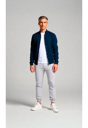 Chaqueta Para Hombre Azul Marca L&H Ref. 6N108093