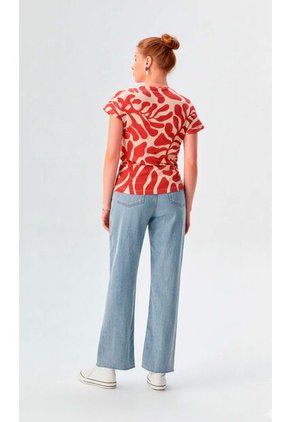 Camiseta Para Mujer Manga Corta Rojo Marca L&H Ref. 1F409538