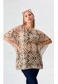 Blusa Para Mujer Manga Corta Verde Marca L&H Ref. 5P424009 de L&H