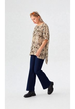 Blusa Para Mujer Manga Corta Verde Marca L&H Ref. 5P424009