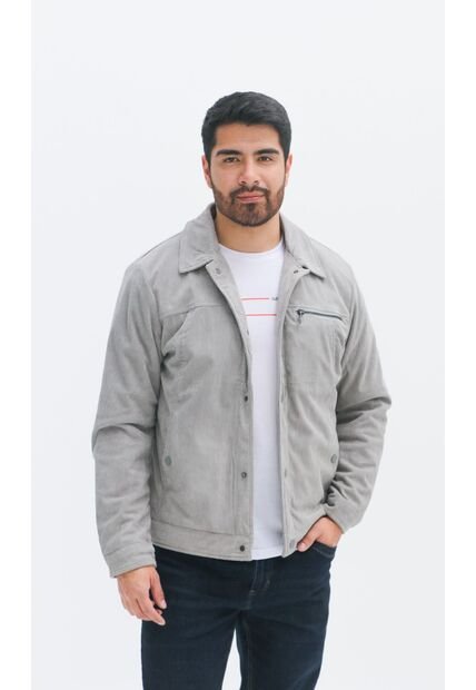 Chaqueta Para Hombre Gris Claro Marca L&H Ref. 6N108090