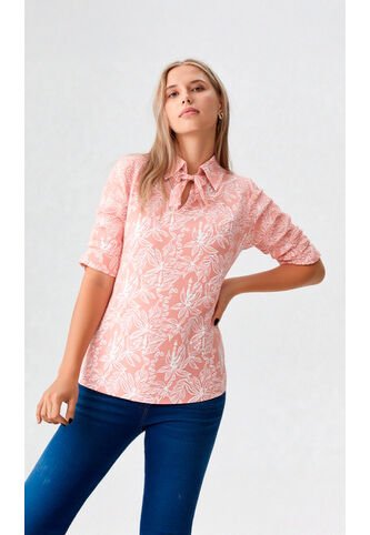 Blusa Para Mujer Manga Corta Rosado Marca L&H Ref. 5P412256 L&H