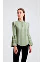 Blusa Para Mujer Manga Larga Verde Marca L&H Ref. 9V412009 de L&H