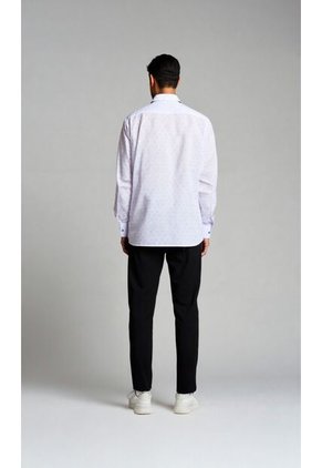 Camisa Para Hombre Manga Larga Blanco Marca L&H Ref. 4Ed101004