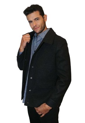 Chaqueta Para Hombre Negro Marca L&H Ref. 4V108006