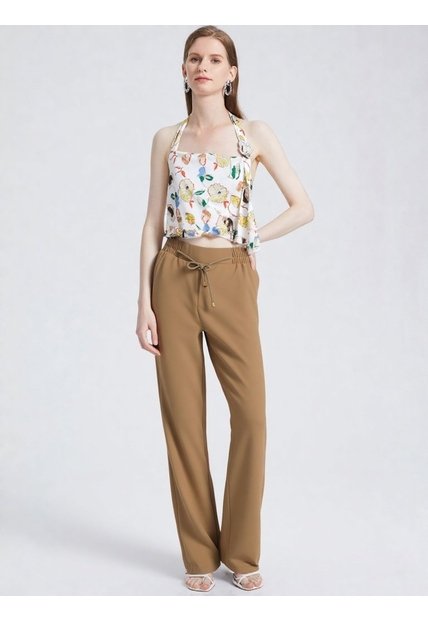 Pantalon Para Mujer Beige Marca L&H Ref. 1F407253