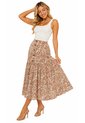 Falda Para Mujer  Terracota Marca L&H Ref. 1F414046 de L&H