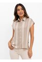 Blusa Para Mujer Manga Corta Verde Marca L&H Ref. 1F412751 de L&H