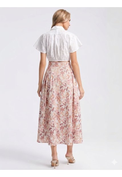 Falda Para Mujer  Rosado Marca L&H Ref. 1F414044