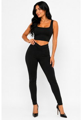 Leggins Para Mujer Negro Marca L&H Ref. 1F423143