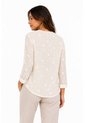 Blusa Para Mujer Manga 3/4 Beige Marca L&H Ref. 1F412746 de L&H