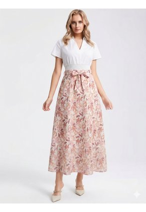 Falda Para Mujer  Rosado Marca L&H Ref. 1F414044