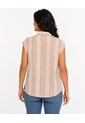 Blusa Para Mujer Manga Corta Rosado Marca L&H Ref. 1F412751 de L&H