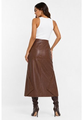 Falda Para Mujer  Taupe Marca L&H Ref. 1F414048