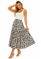 Falda Para Mujer  Negro Marca L&H Ref. 1F414046 de L&H