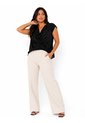 Blusa Para Mujer Manga Corta Negro Marca L&H Ref. 1F412743 de L&H