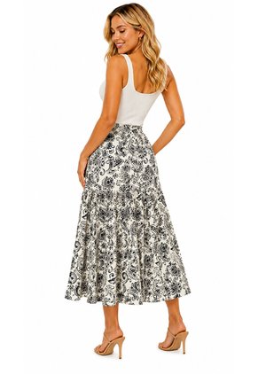 Falda Para Mujer Negro Marca L&H Ref. 1F414046