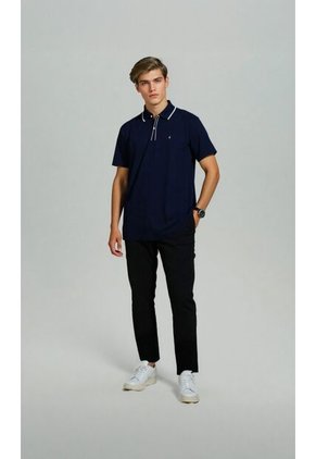 Polo Para Hombre Azul Marca L&H Ref. 4K109118