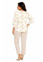 Blusa Para Mujer Manga 3/4 Blanco Marca L&H Ref. 1F412741 de L&H