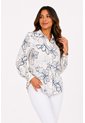 Blusa Para Mujer Manga Larga Beige Marca L&H Ref. 1F412738 de L&H