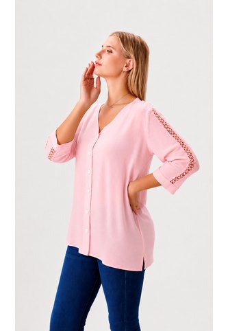Blusa Para Mujer Manga 3/4 Rosado Marca L&H Ref. 1F412665 L&H