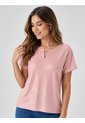 Camiseta Para Mujer Manga Corta Rosado Marca L&H Ref. 1F409568 de L&H