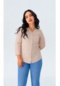 Blusa Para Mujer Manga 3/4 Taupe Marca L&H Ref. 5P412248 de L&H