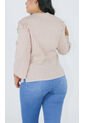 Blusa Para Mujer Manga 3/4 Taupe Marca L&H Ref. 5P412248 de L&H