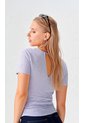 Camiseta Para Mujer Manga Corta Lila Marca L&H Ref. 1F409540 de L&H