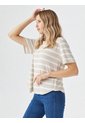 Camiseta Para Mujer Manga Corta Beige Marca L&H Ref. 1F409565 de L&H