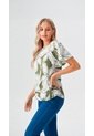 Camiseta Para Mujer Manga Corta Verde Marca L&H Ref. 1F409524 de L&H