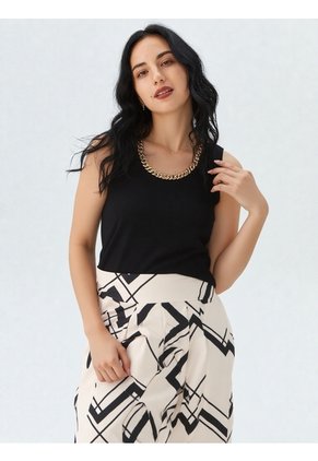 Camiseta Para Mujer Negro Marca L&H Ref. 1F409442