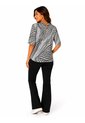 Camiseta Para Mujer Manga 3/4 Negro Marca L&H Ref. 1F409569 de L&H
