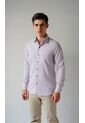 Camisa Para Hombre Manga Larga Gris Claro Marca L&H Ref. 7Y101226 de L&H