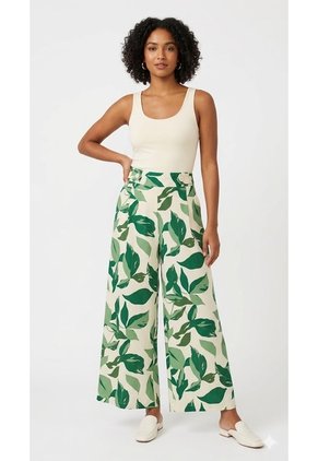 Pantalon Para Mujer Verde Marca L&H Ref. 1F407257