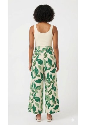 Pantalon Para Mujer Verde Marca L&H Ref. 1F407257