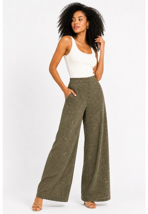 Pantalon Para Mujer  Verde Marca L&H Ref. 1F407258