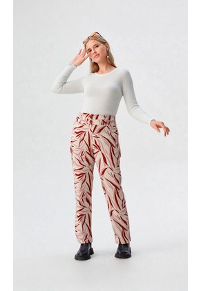 Pantalon Para Mujer Cafe Marca L&H Ref. 1F407252