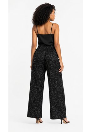 Pantalon Para Mujer Negro Marca L&H Ref. 1F407258