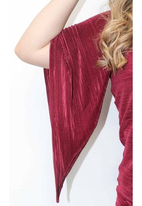 Camiseta Para Mujer. Manga 3/4 Rojo Marca L&H