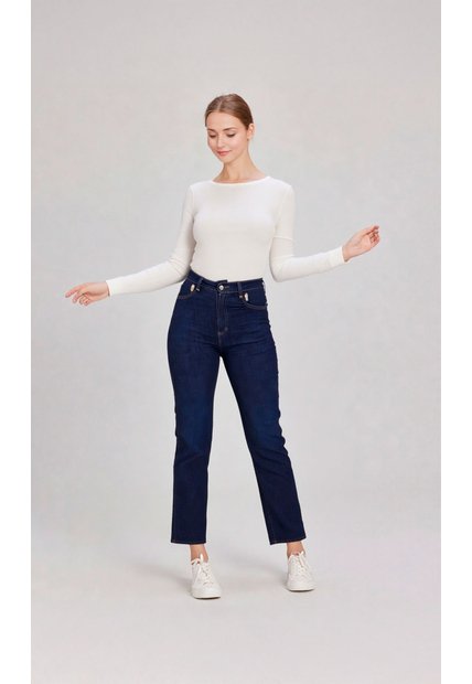 Jean Para Mujer  Azul Marca L&H Ref. 1Ab407795