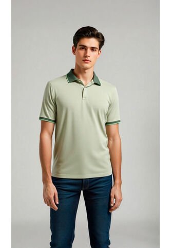 Polo Para Hombre Verde Marca L&H L&H