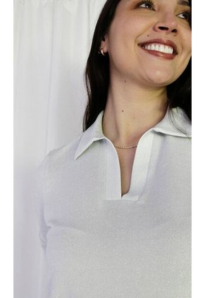 Camiseta Para Mujer Manga Corta Beige Marca L&H