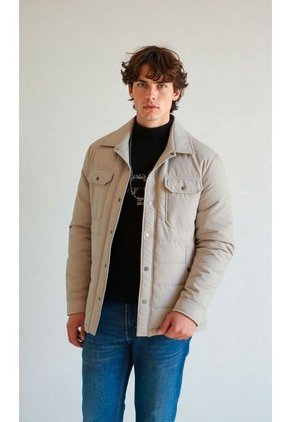 Chaqueta Para Hombre Beige Marca L&H Ref. 9B108081