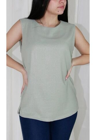 Blusa Para Mujer Manga Sisa Verde Marca L&H L&H