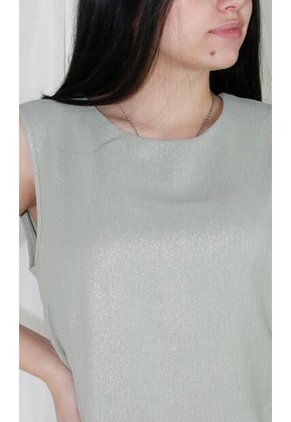 Blusa Para Mujer Manga Sisa Verde Marca L&H
